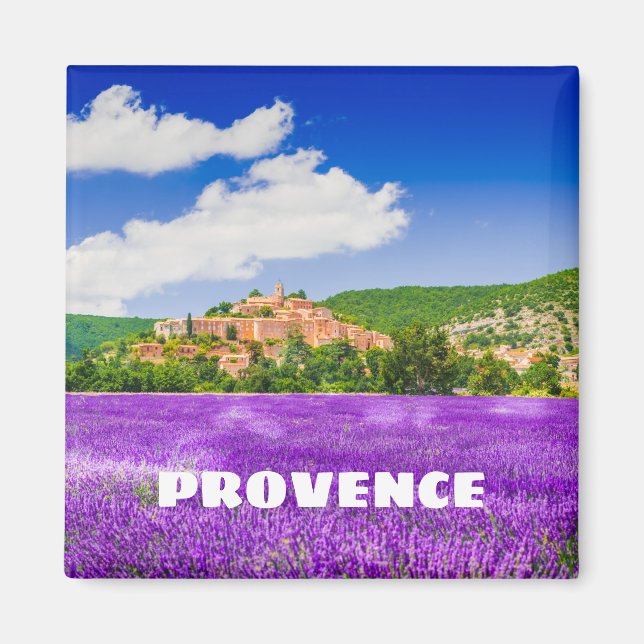 Aimant Provence magnet, Banon village (Devant)