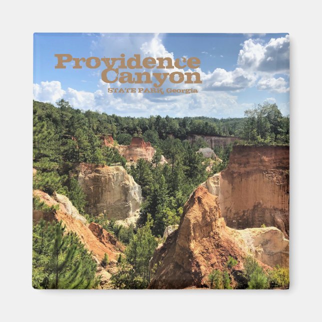 Aimant Providence Canyon State Park, Géorgie (Devant)