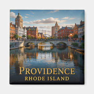 Aimant Providence Rhode Island Front de rivière historiqu