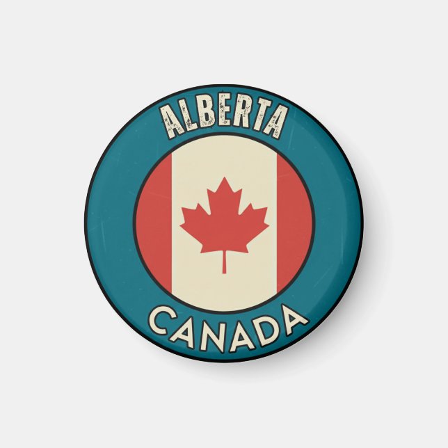Aimant Province d'Alberta Canada (Devant)