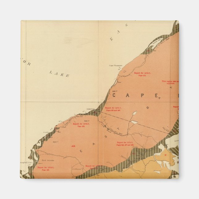 Aimant Province de la Nouvelle-Écosse Île du Cap-Breton 9 (Devant)