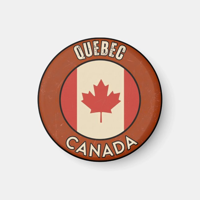 Aimant Province de Québec Canada (Devant)