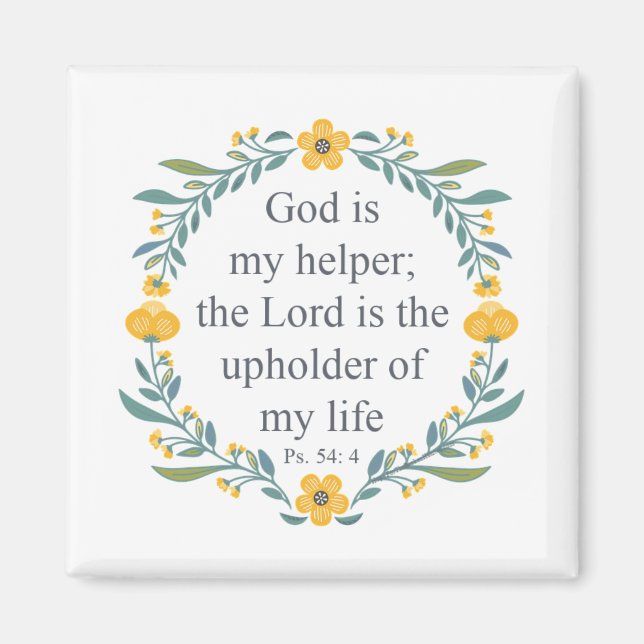 Aimant Psaume 54:4 (Devant)