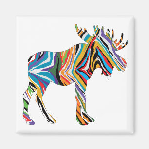 Aimant Psychedlic-Moose