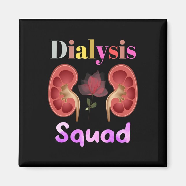 Aimant Psychologie de l'équipe de dialyse Néphrologie Mal (Devant)