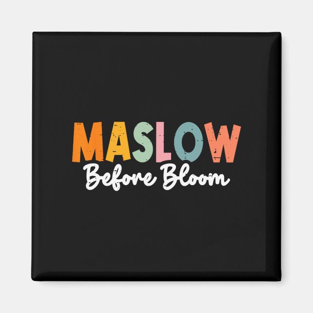 Aimant Psychologue Maslow Avant Bloom Spirate Clro Enseig (Devant)