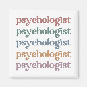 Aimant Psychologue Rétro Psychologie Étudiant Diplôme