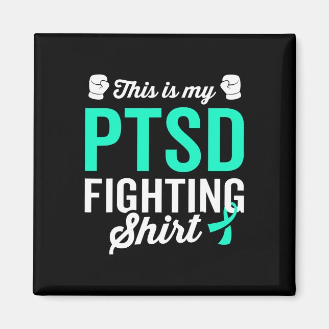Aimant Ptsd Stress Guerrier Survivor Sensibilisation Obte (Devant)