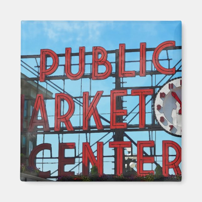 Aimant Public Market Center à Seattle Washington (Devant)