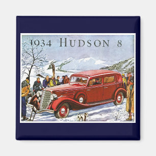 Aimant Publicité 1934 de cru du Hudson 8