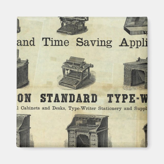 Aimant Publicité avec plan du guide (Devant)