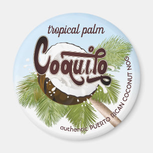 Aimant Publicité Coquito Coconut Business