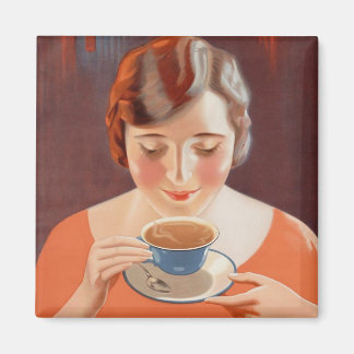 Aimant Publicité pour la peinture à thé pour une femme vi