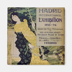 Aimant Publicité pour le 'International Exhibi de Madrid