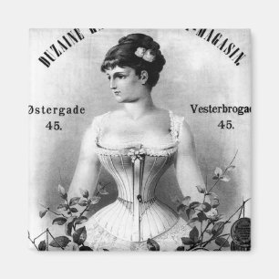Aimant Publicité suédoise vintage de corset