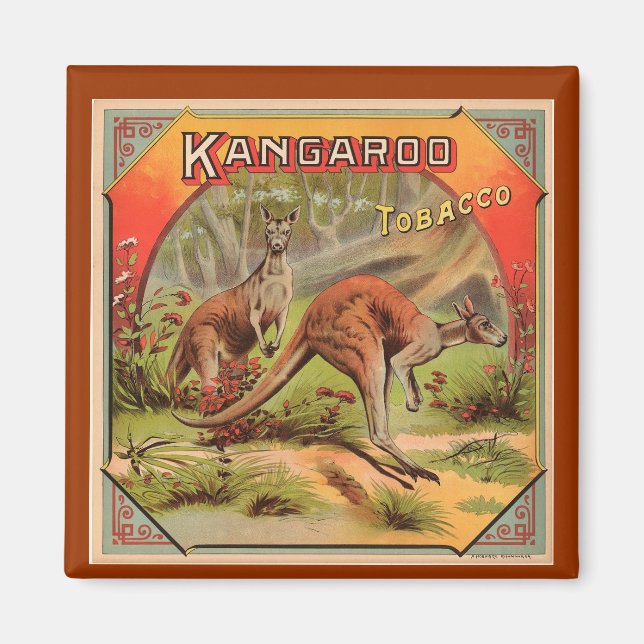 Aimant Publicité vintage Kangaroo (Devant)