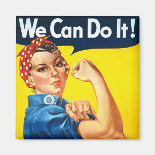 Aimant Publicité vintage pour les droits des femmes