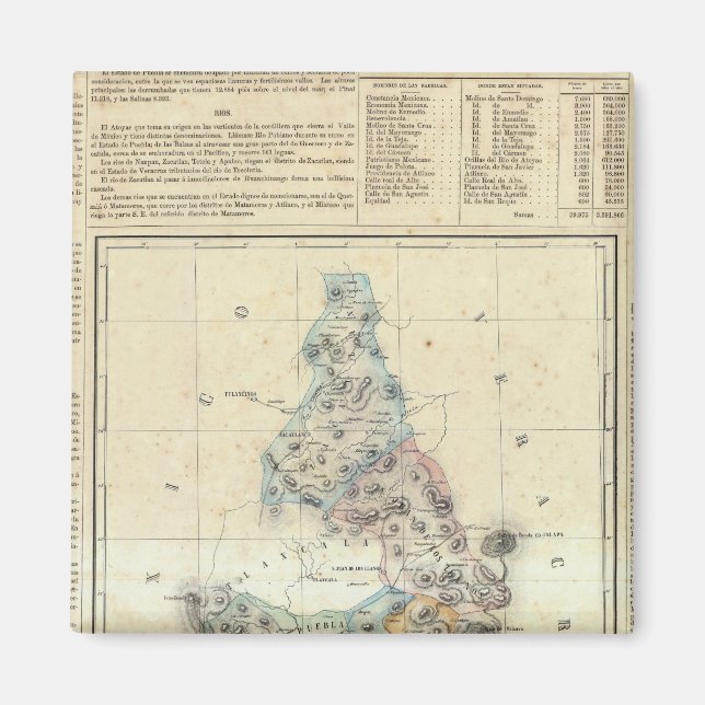 Aimant Puebla, Mexique 2 (Devant)