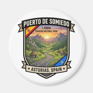 Aimant Puerto de Somiedo Route montagneuse des Asturies