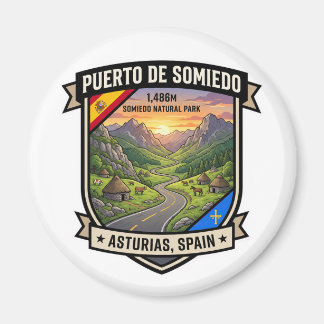 Aimant Puerto de Somiedo Route montagneuse des Asturies