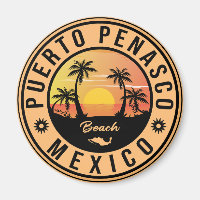 Puerto Peñasco Mexique Plage Retro Sunset 80s