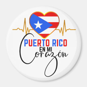 Aimant Puerto Rico en mi Corazon Puerto Rican Pride