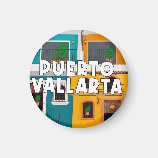Aimant Puerto Vallarta Mexique (Devant)
