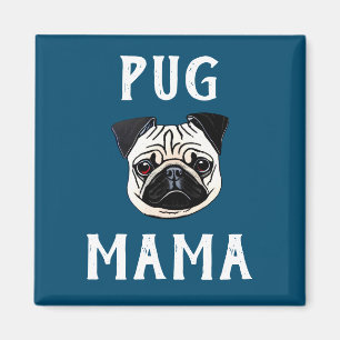 Aimant Pug Mama