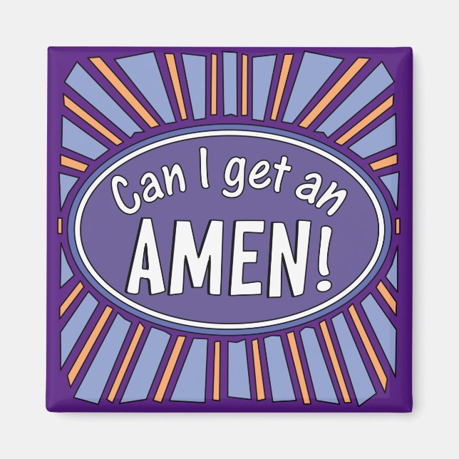 Aimant Puis-je avoir un AMEN ! (Devant)