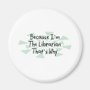Aimant Puisque je suis le bibliothécaire