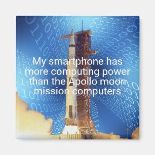 Aimant Puissance informatique Apollo 11