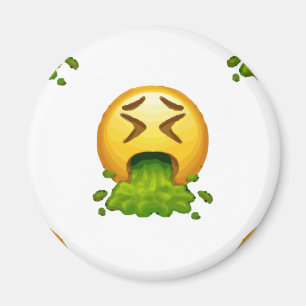 Aimant puking émoji