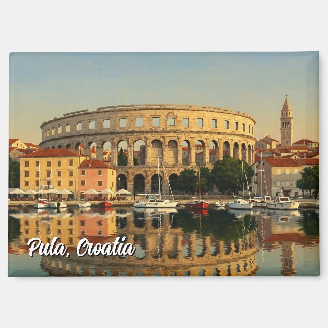 Aimant Pula Croatie Voyage (Recto)