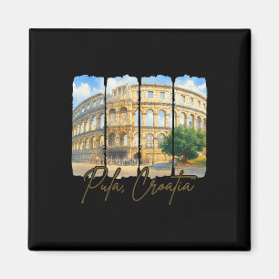 Aimant Pula Croatie Voyage Coup de pinceau Pula Croatie T