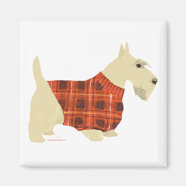 Aimant Pullover pour Scottish Terrier roux (Devant)