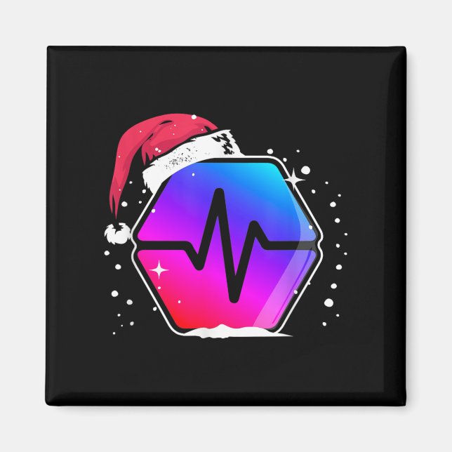Aimant Pulsechain Pls à la Lune Père Noël Père Noël (Devant)