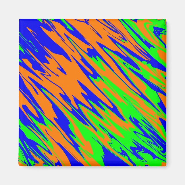 Aimant Pulvérisateur Peinture Bleu Orange (Devant)