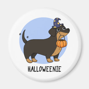 Aimant Pun Halloween Chien Saucisse Drôle