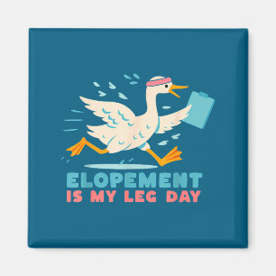 Aimant Puns de gym de jour de jambes de fuite mignonne