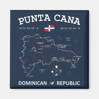 Aimant Punta Cana Map