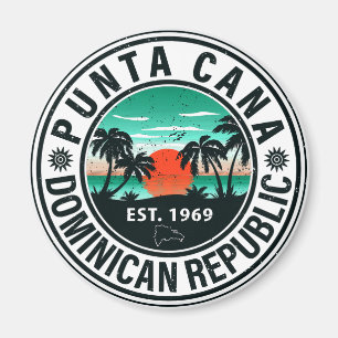 Aimant Punta Cana République Dominicaine Famille Souvenir