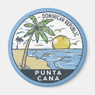 Aimant Punta Cana République Dominicaine Vintage
