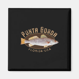 Aimant Punta Gorda Floride Pêche Souvenir 