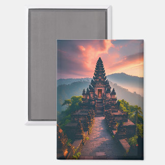Aimant Pura Senja Bali - “Temple de Bali au coucher du so