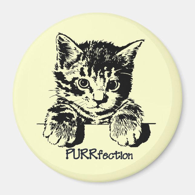 Aimant Purfection de l'aimant de chat (Devant)