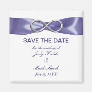 Aimant Purple Blue Silver Infinity Enregistrer l'aimant D