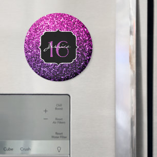 Aimant Purple Pink Ombre parties scintillant scintille Sw