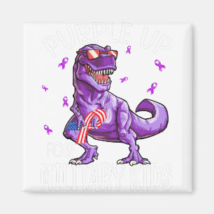 Aimant Purple Up for Military Kids Military Child