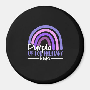 Aimant Purple up pour enfants militaires Arc en ciel Enfa