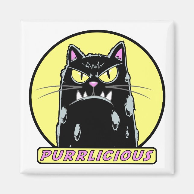 Aimant Purrlicious (Devant)